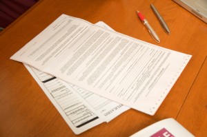 Image of contract