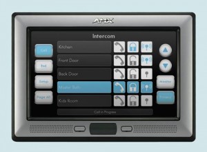 Wall-mount control touch panel